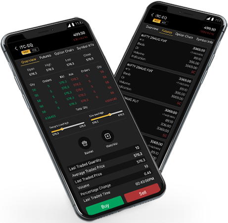 Futures & Options trading platform interface