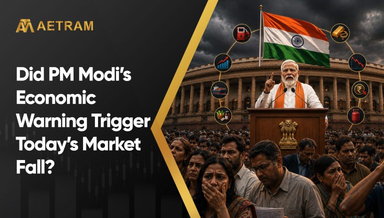 Did PM Modi’s Economic Warning Trigger Today’s Market Fall?